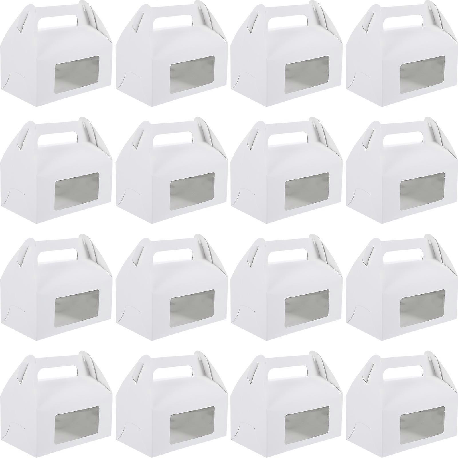Boxes with Window for Cake Packaging 60Pcs Party Treat Boxes