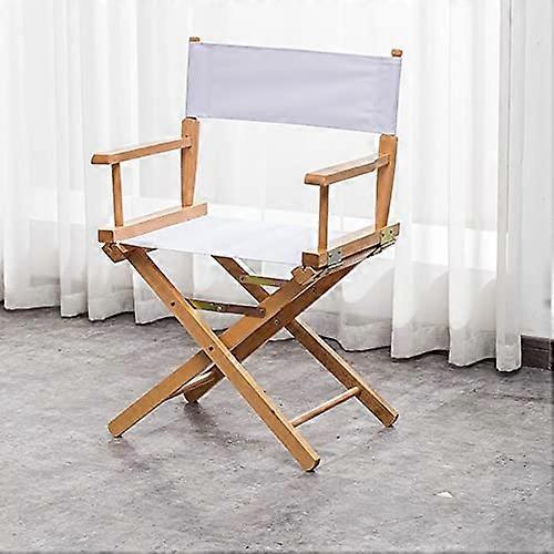 Folding Director Chair Canvas Backrest Portable Adjustable Height Model 44cmA For Makeup Artists And Barbers