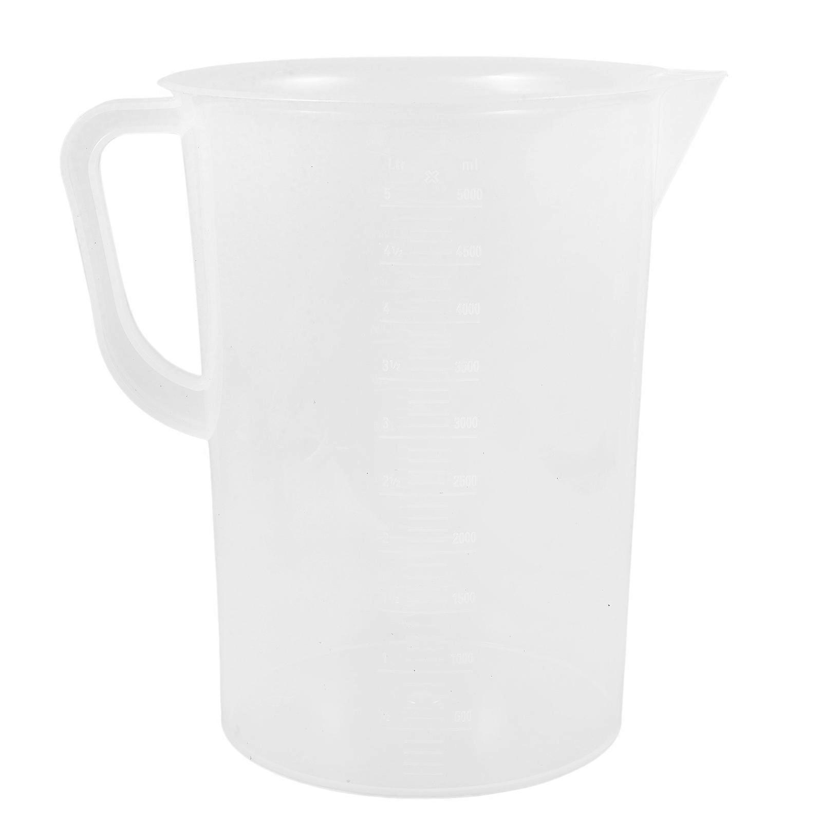 Oil Measuring Cup Scaled Measuring Pitcher for Accurate Measurement 5000ml