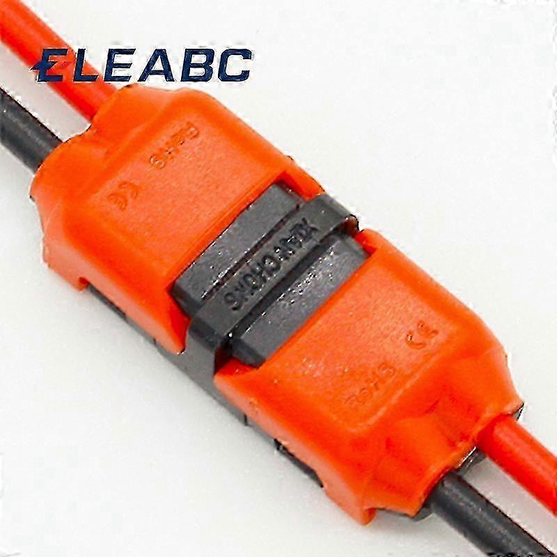 5pcs 2p Spring Connector wire with no welding no screws Quick Connector cable clamp Terminal Block 2 Way Easy Fit for led strip