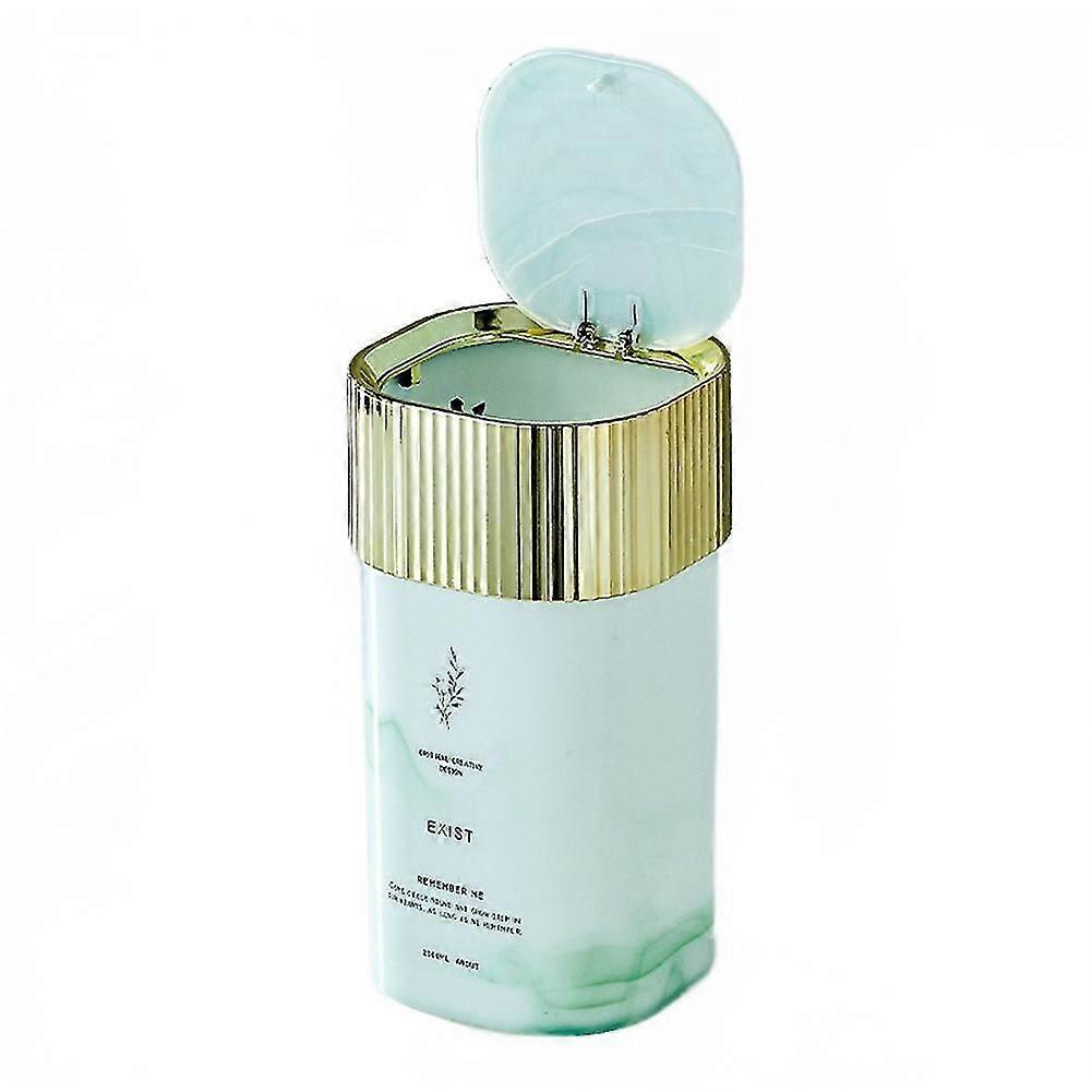 Creative Mini Desktop Trash Can Press-type Compact Garbage Bin For Office