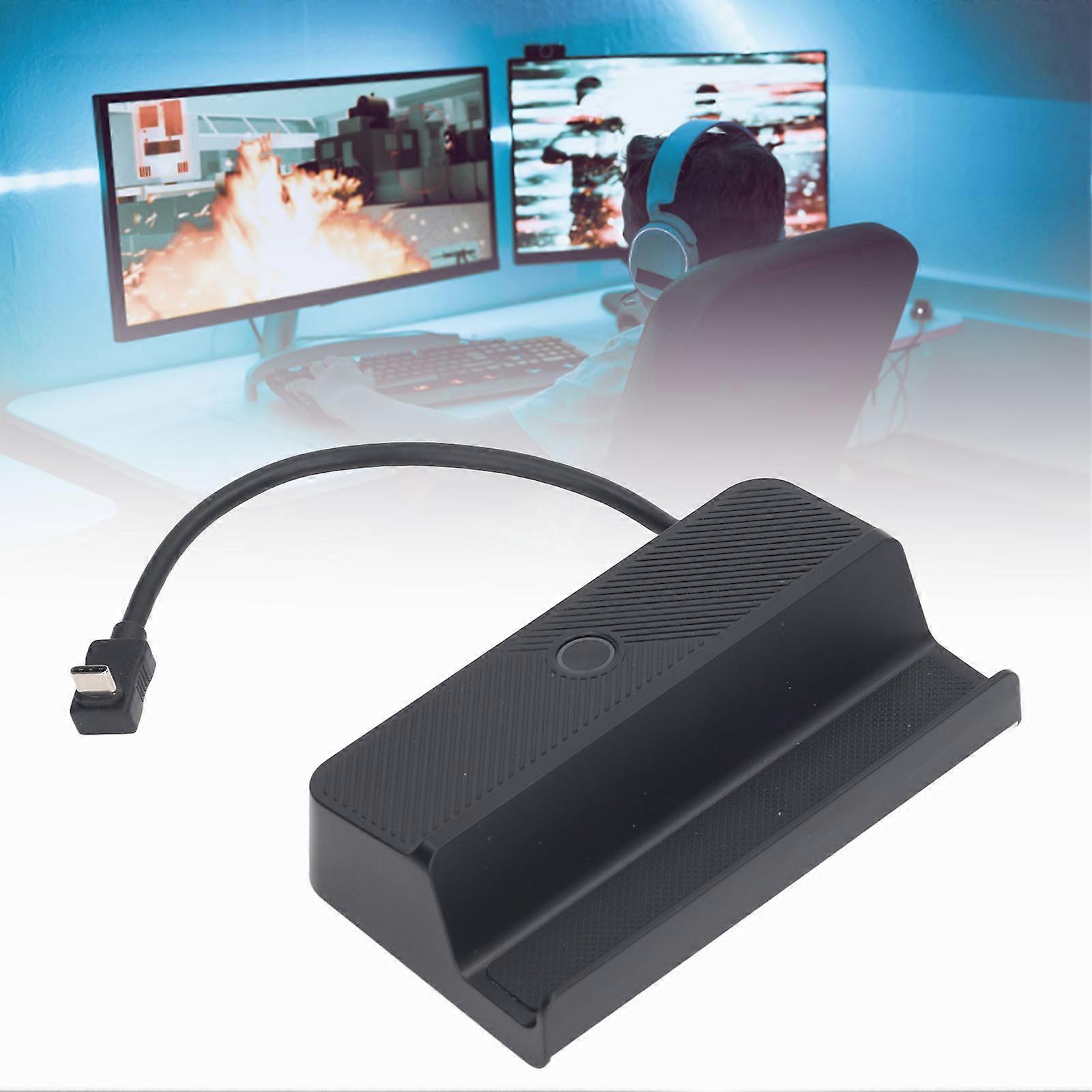 Docking Station for Steam Deck 6 in 1 RGB Lights HD 4K USB2.0 100W PD LED Game Console Dock 4K30HZ 