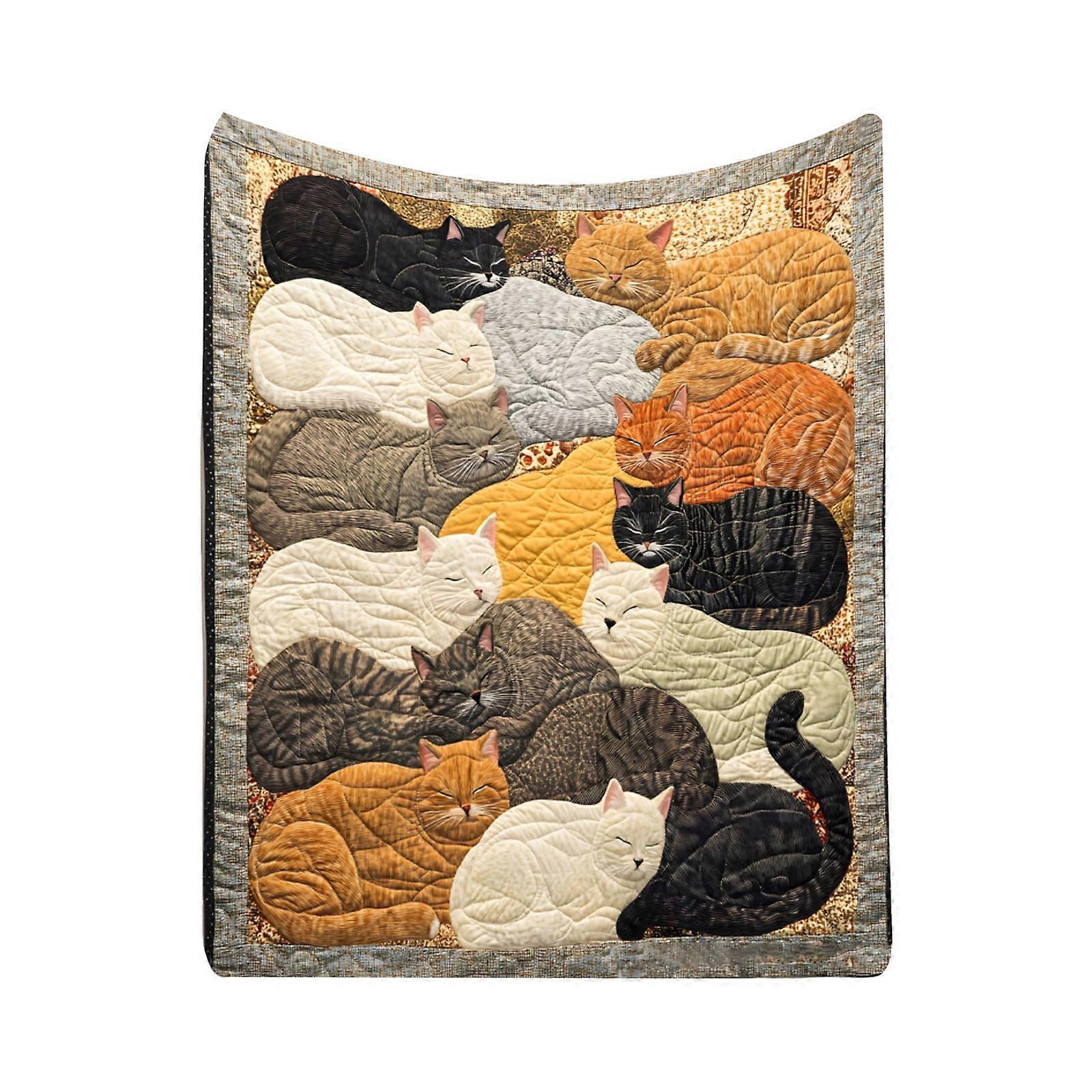 Multipurpose Flannel Velvets Throw Blanket with Colorful Rooster Plaids Print Funny Farm Quilt For Indoor Outdoor Use  12