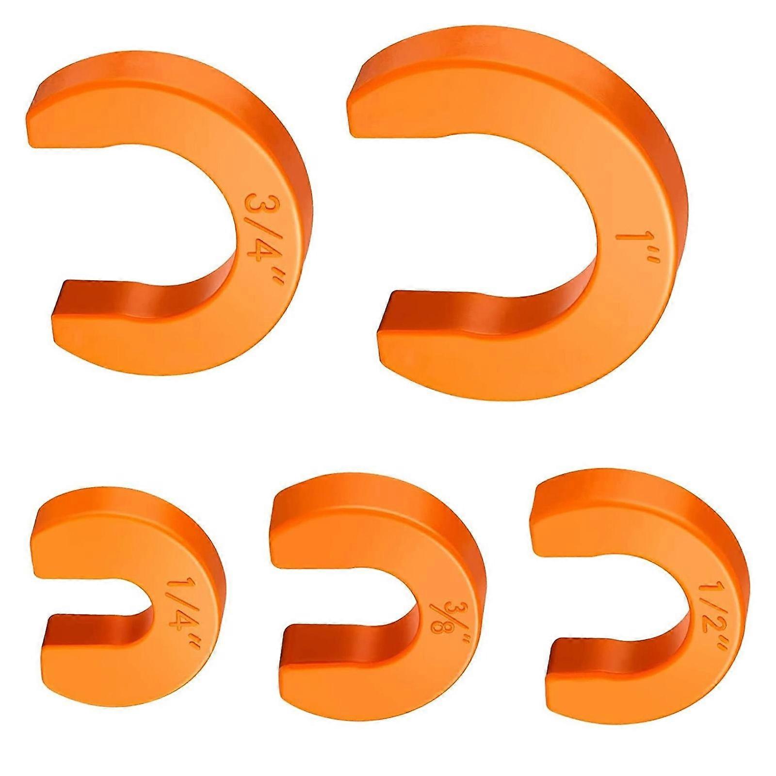 5Pcs Push Fit Disconnect Tool Set For 1/4" To 1" Pipe, Plastic Plumbing Disassembly For Home Repair And Maintenance Multicolor