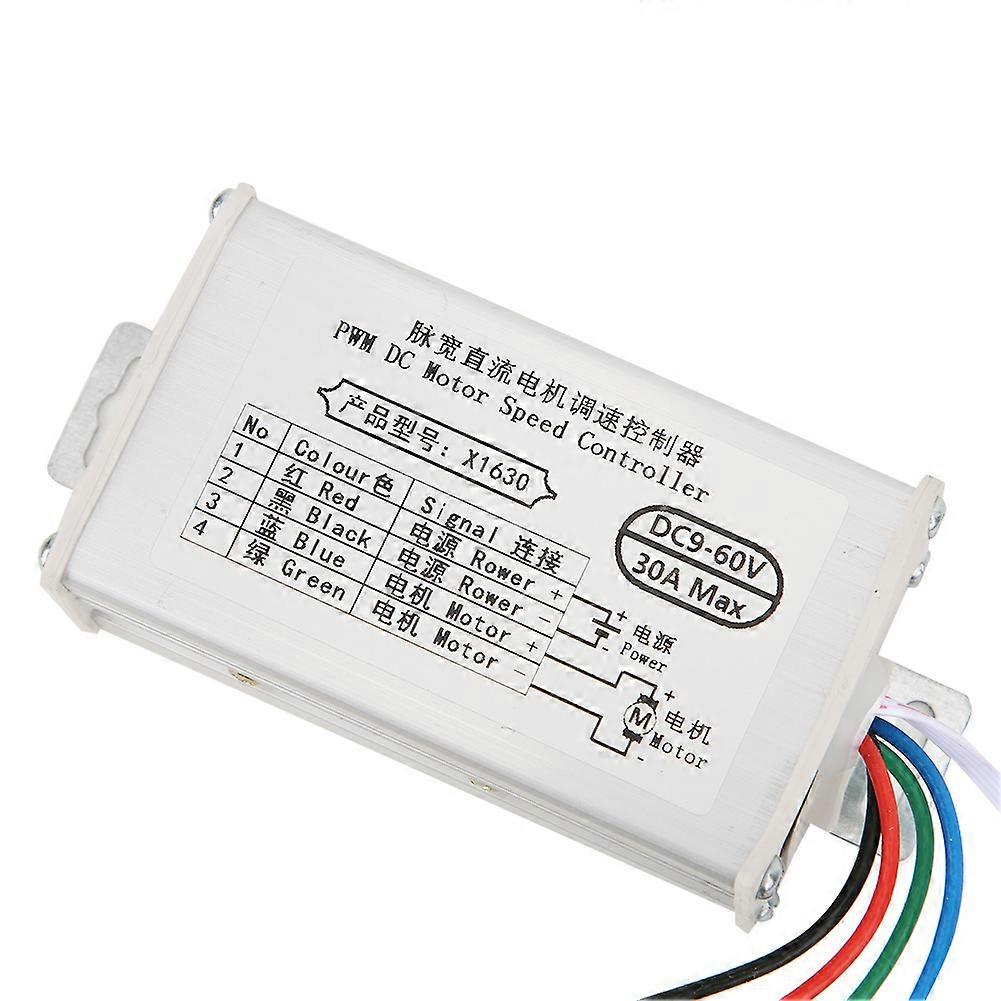 Brush DC Motor Controller Adjustable PWM Speed Control DC9-60V 10A/20A/30A30A