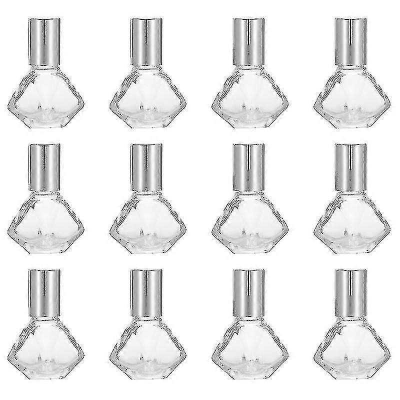 12st 8ml Glas Mini Roll På flaskor Tom Eterisk olja Rullbollsflaskor Niuniu