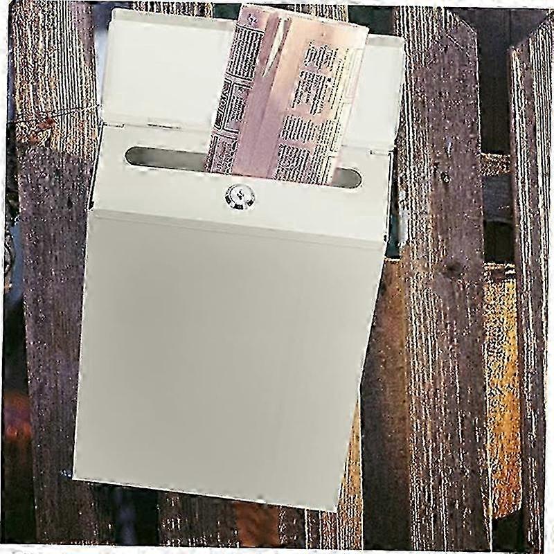 Wall-Mounted Mailbox with Locking Mechanism - Outdoor Mailboxes for Keyed Access - Compatible with Mailbox Office Brands