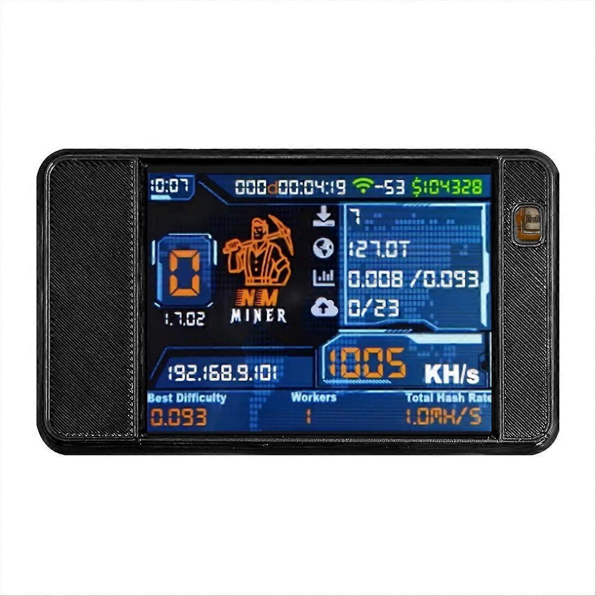 NMMiner NerdMiner Upgrade 992 /S Hashrate ESP32-2432S028 Display da 2,8 pollici CYD Custodia colorata Bitcoin Cr