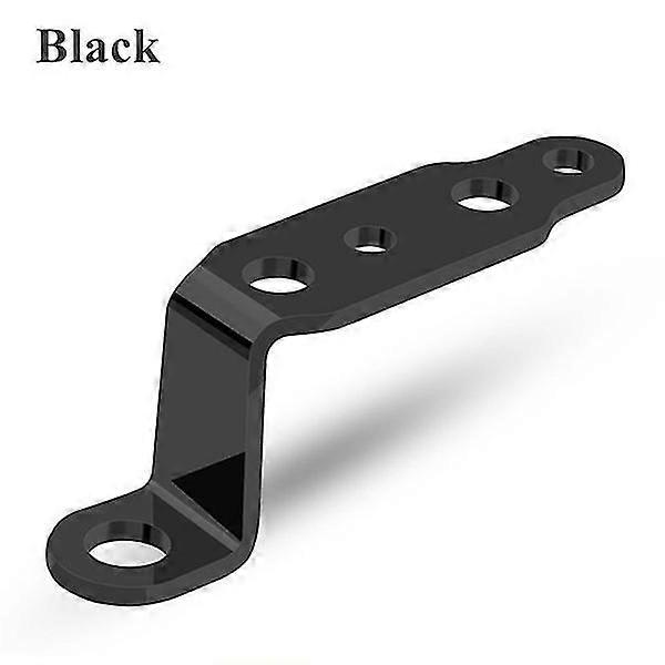 Multifunction Motorcycle Modification Accessories Bracket Head Light Brackets Rearview Mirror Lamp Bracket Extension(1 pcs, black)