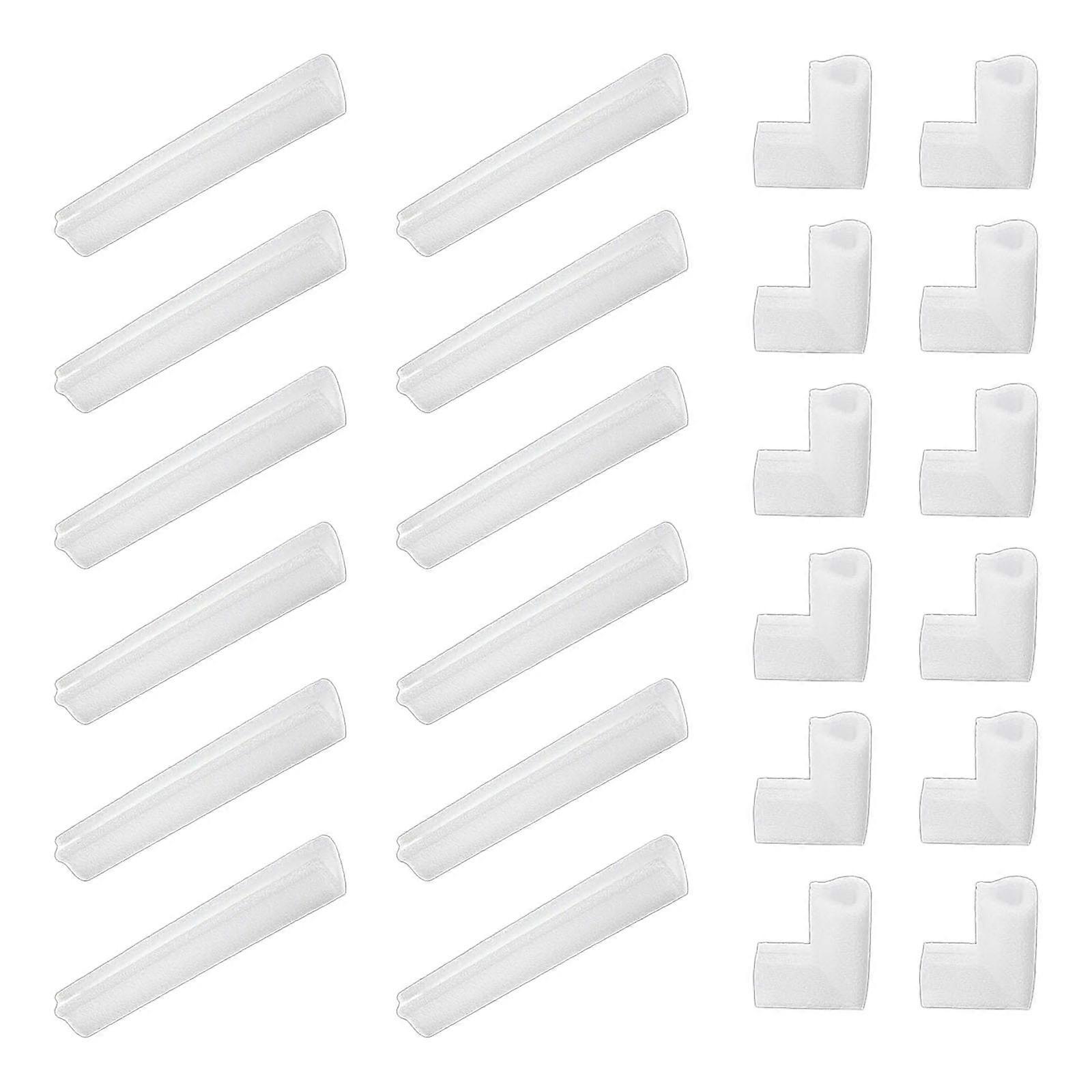 Vibration Dampening Frame Protectors Universal Corner Guards For Display Case Shelves Mirror Edges Multicolor