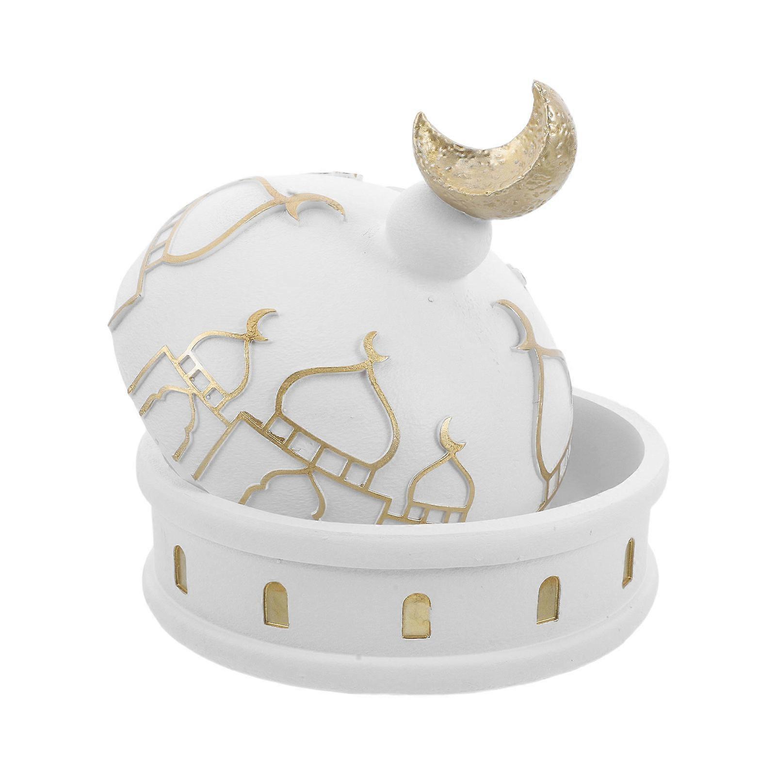 Decorative Ramadan Candy Jar with Lid Middle Eastern Storage Box