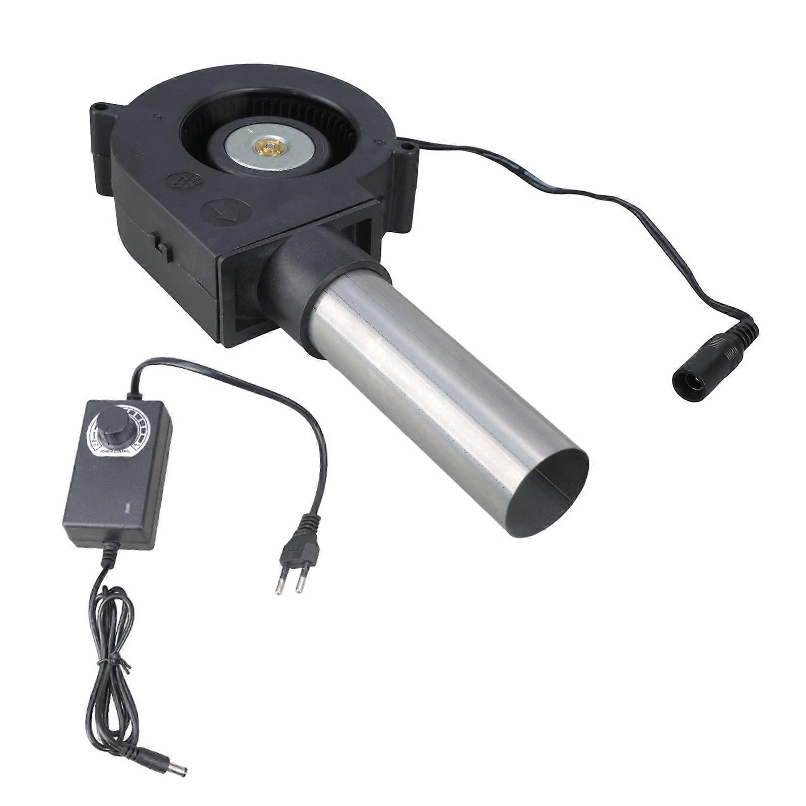 Modifiable Camping Blower Fan With Extended Air Hose For Quick Carbon Lighting And Electronic Device Refrigerating Multicolor