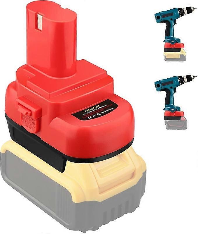 Adapter for Dewalt for Milwaukee 18V Battery to for Makita 12V 14.4V Power tool