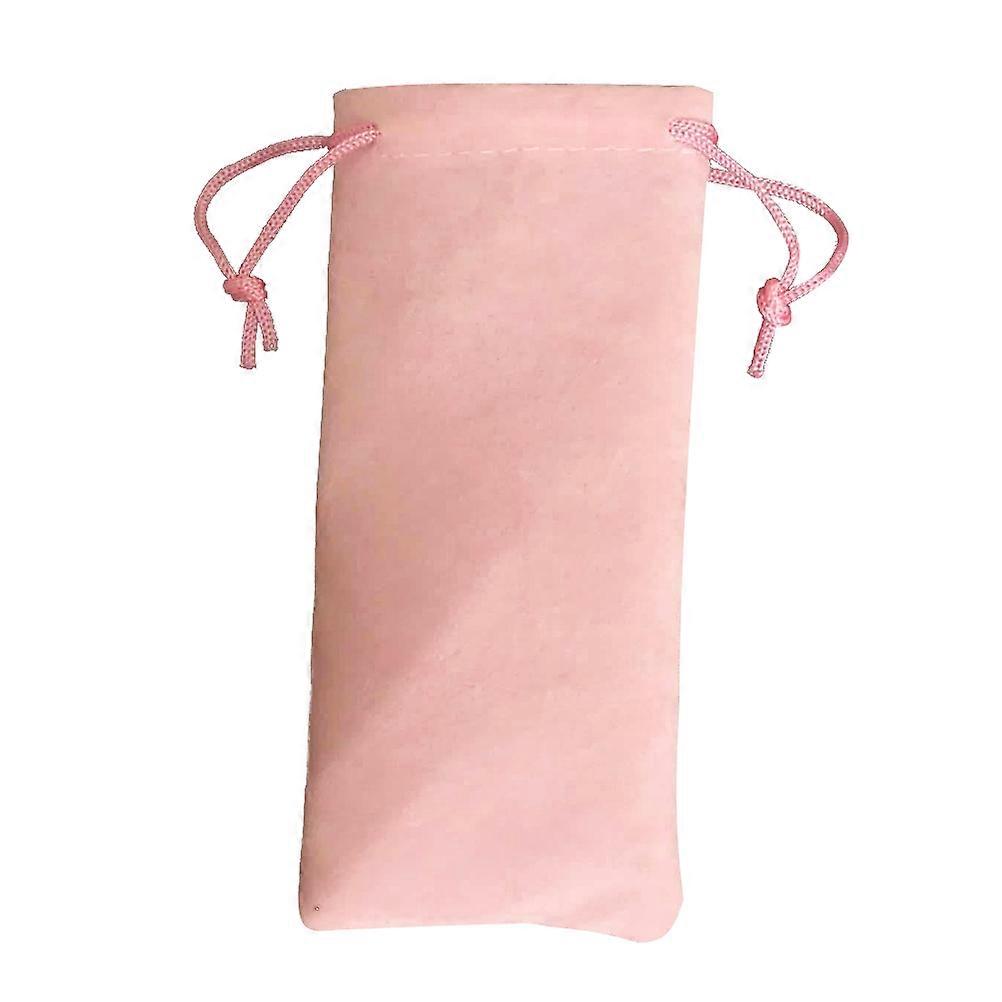 Pink Sunglasses Drawstring Bag for Eyeglasses with 12Pcs Storage Pouches