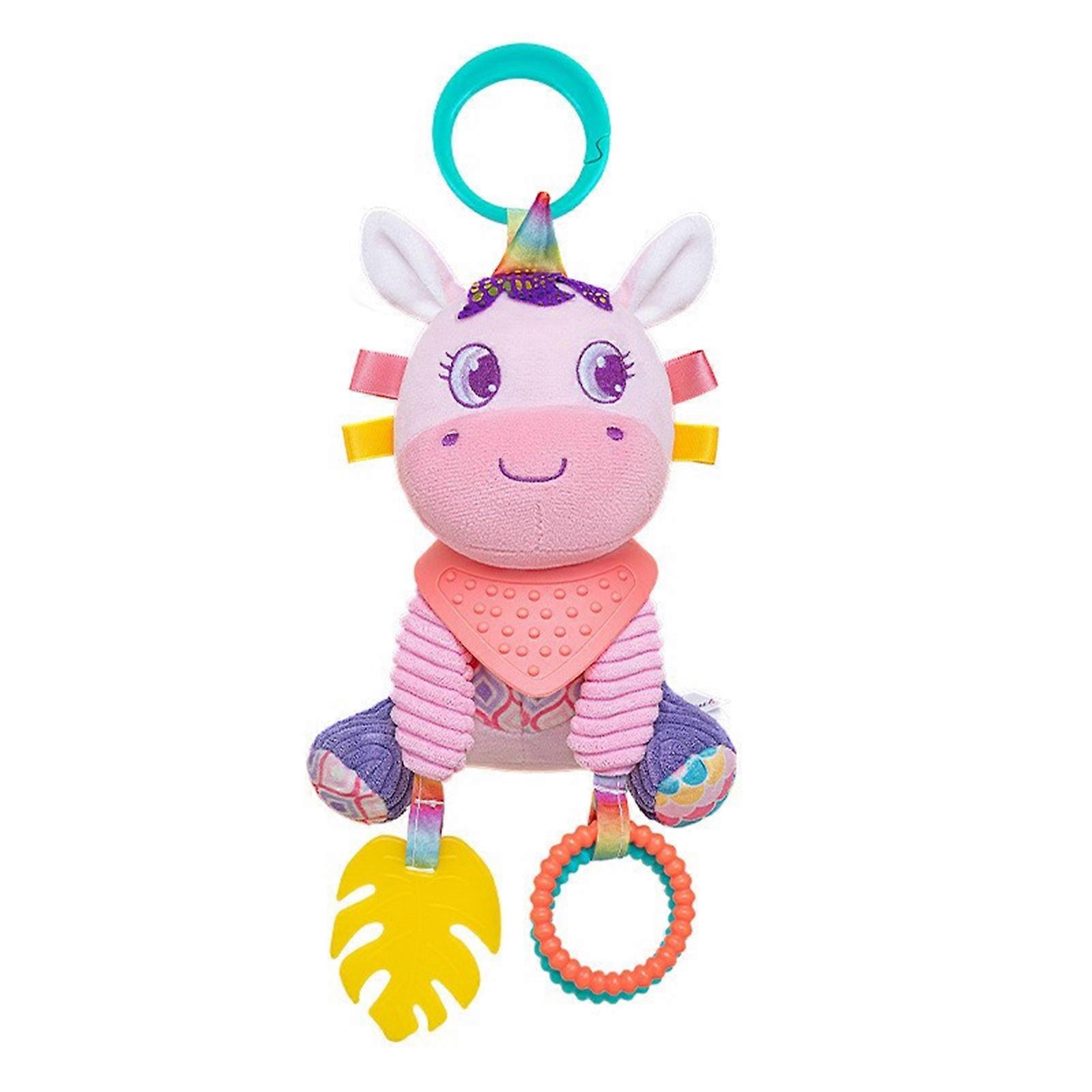 Machine Washable Crib Pendant Toy Hanging Doll Enhancing Infant Hearing Development With Safe Rattle Component Multicolor