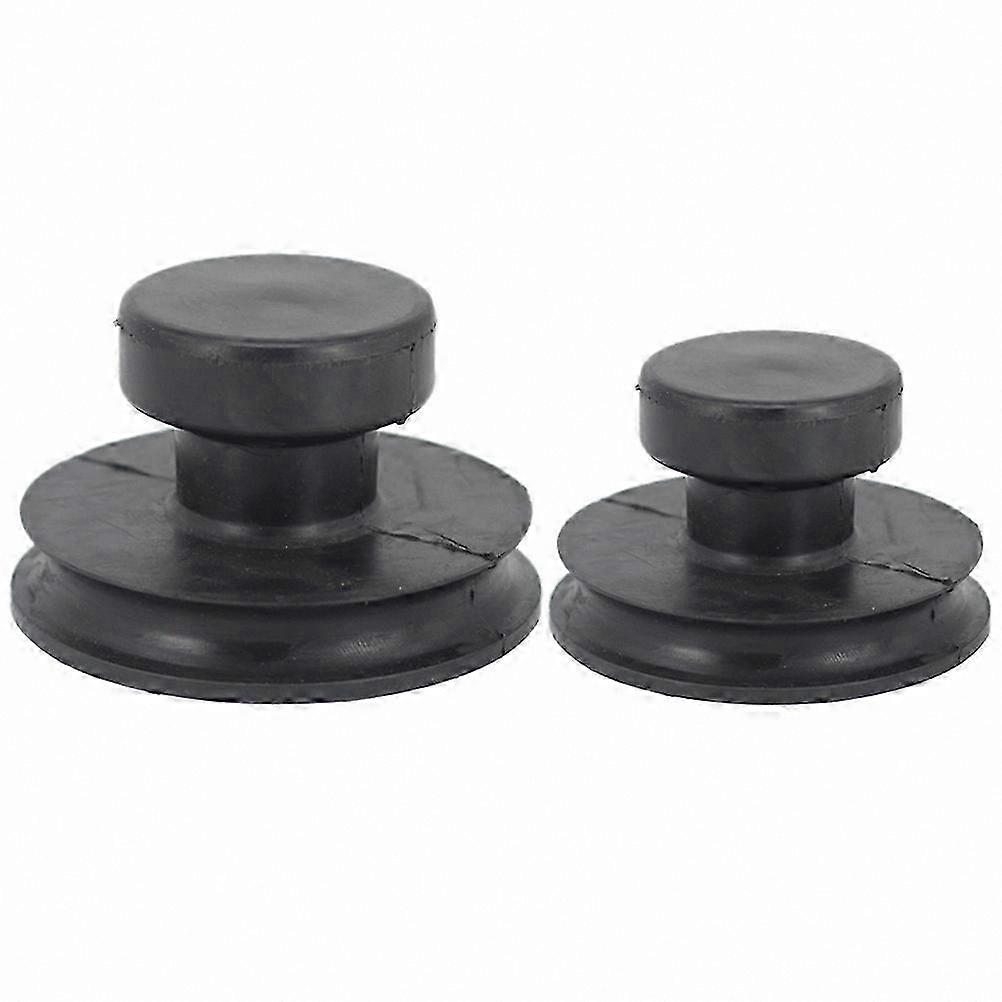2-Pack Resonant Bowl Grips with Rubber Handles for Easy Lifting and Handling