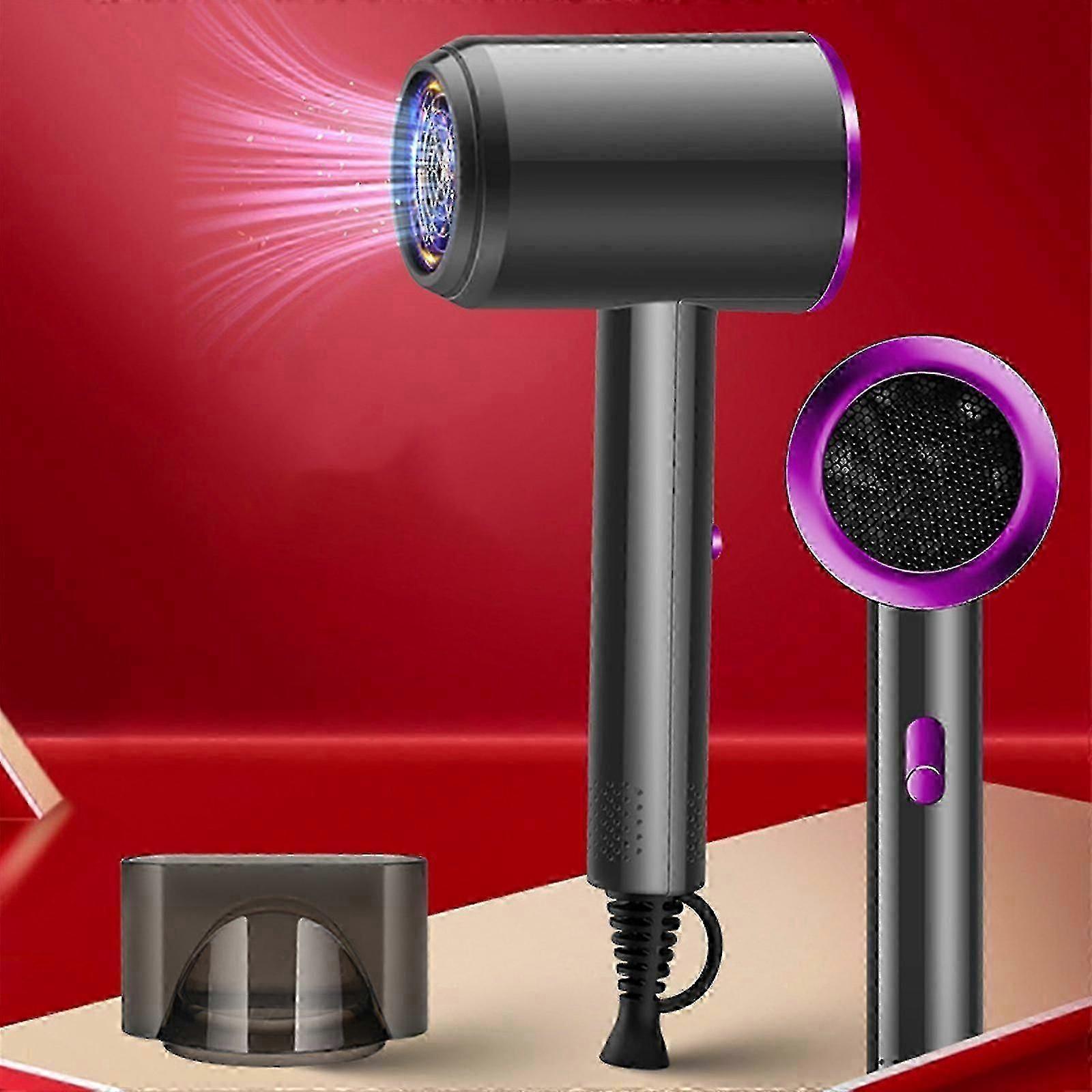 Secador de cabelo silencioso de 800 watts, 25-26 polegadas, secagem rápida com bocal.