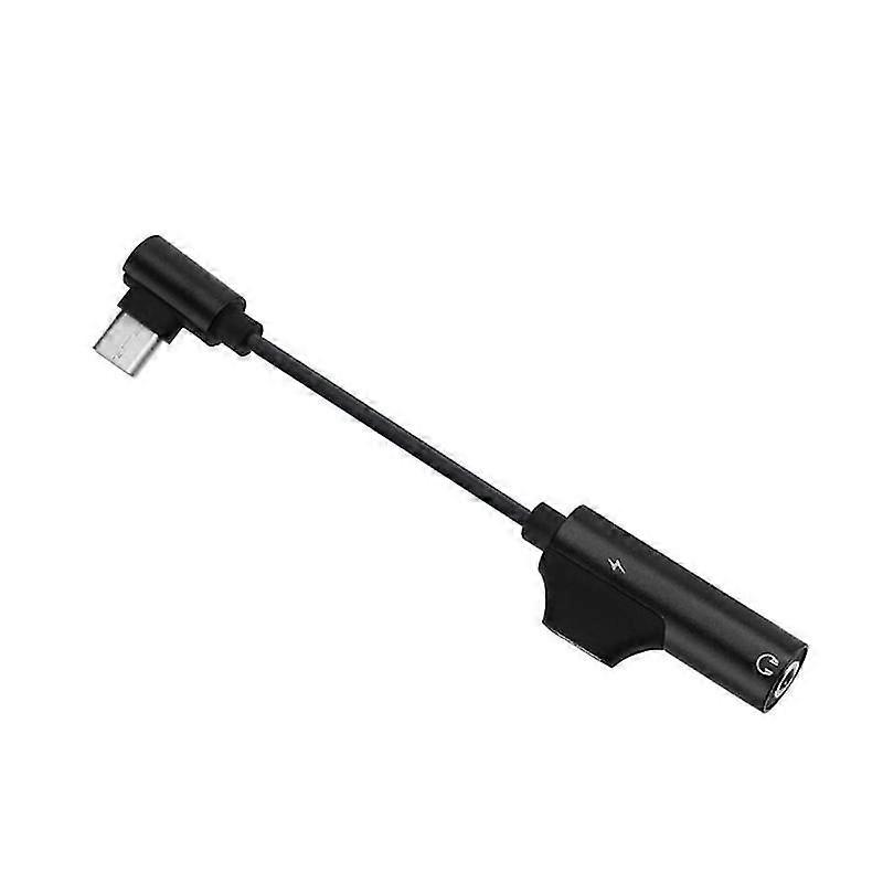 Two-in-one Type-C USB to 3.5mm Jack Headphone Audio Connector Adapter Converter