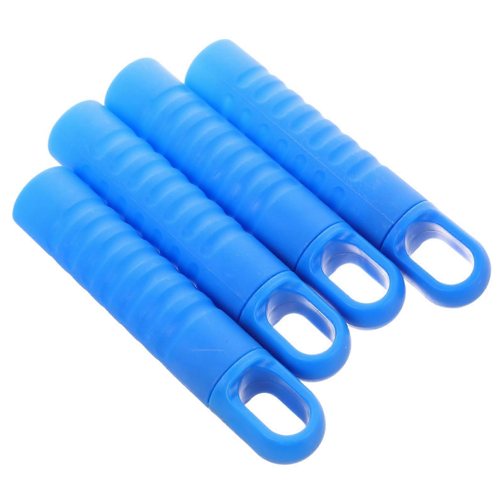 Broom and Mop Handle End Caps Set of 4 – Grip Sleeves for Rods, Poles, Clotheslines,  Parts