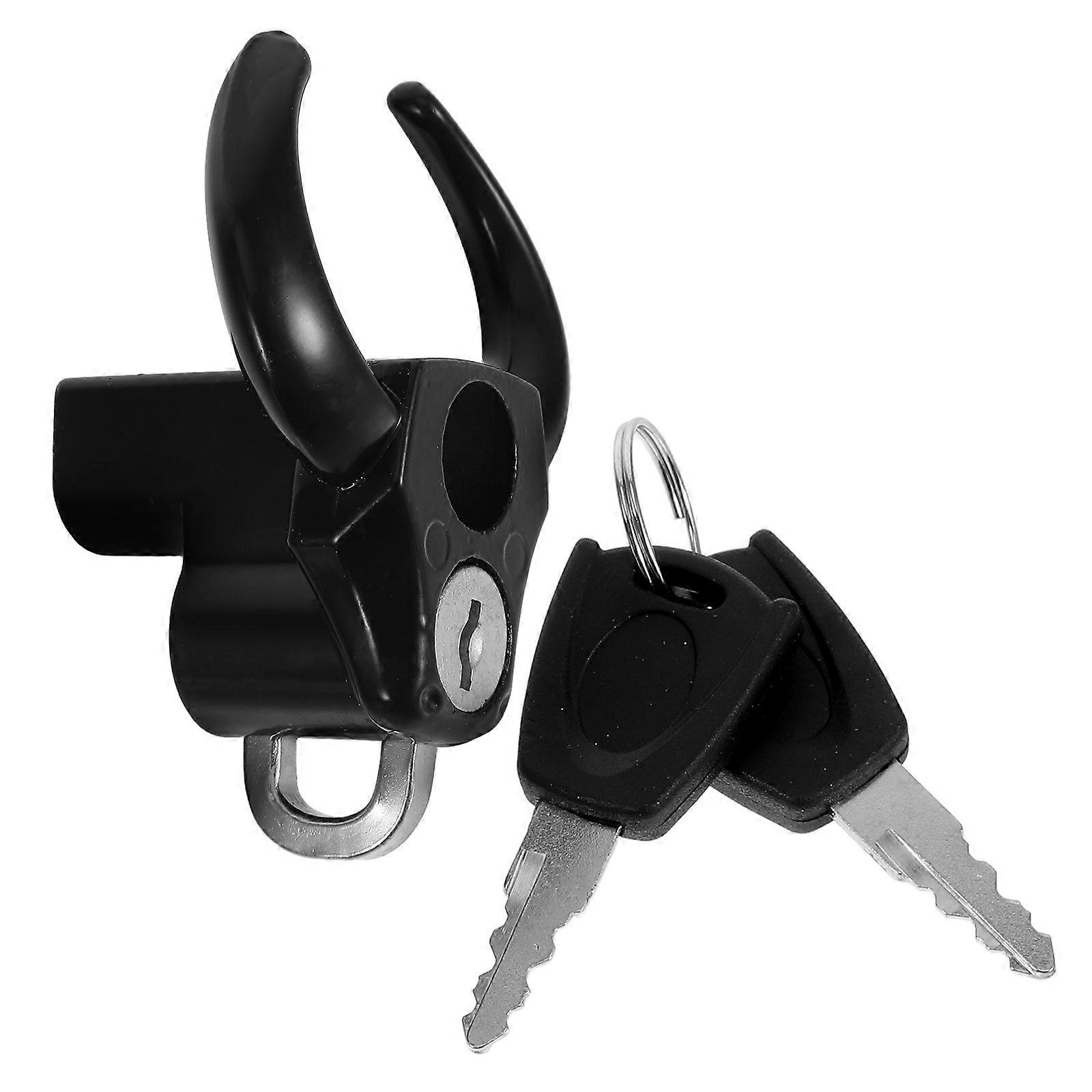 Motorcycle Hook Heavy Duty Universal Secure Storage 1 Hook Black