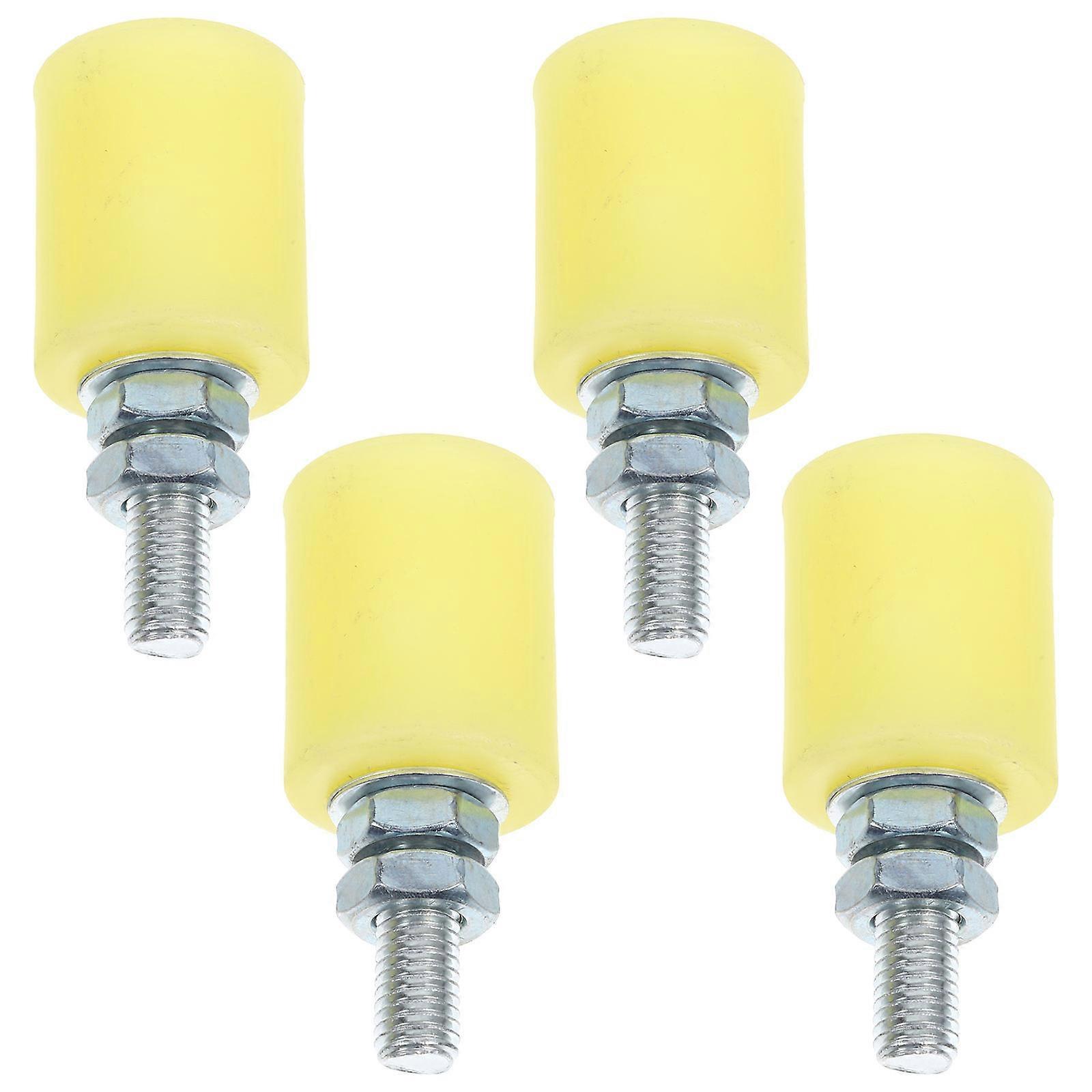 4Pcs Heavy Duty Slide Gate Support Bearing Rollers for Gate Guide and Sliding Function