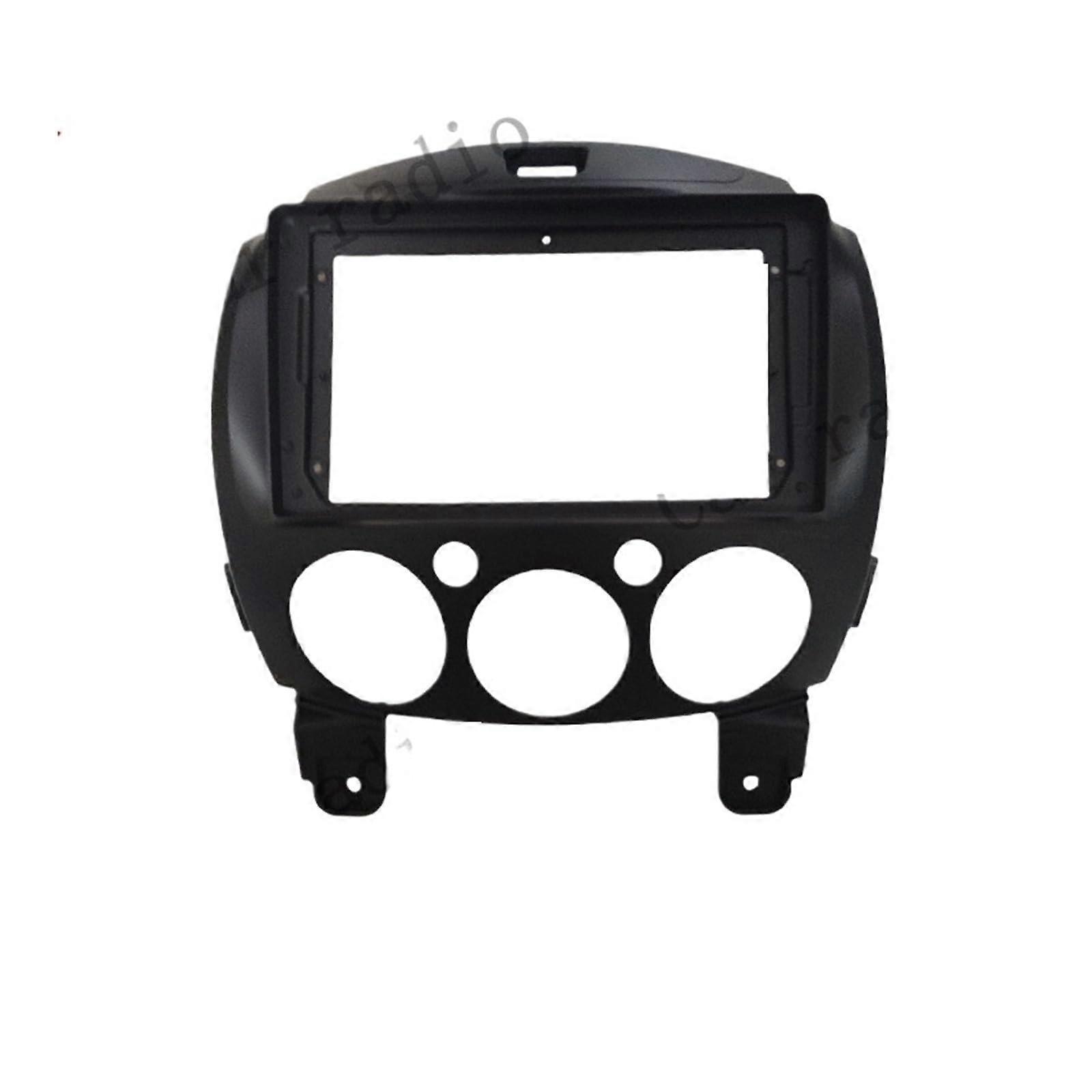 Car Radio Frame for Mazda 2 20072013, 9 Inch Android Stereo Panel, Double DIN Head Unit Replacement