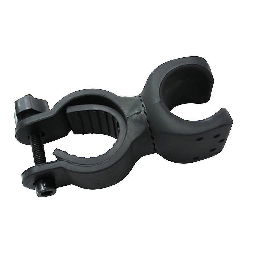 Bike Handlebar Flashlight Mount 3Pcs Rubber Adjustable 360 Degree Rotational Clamp