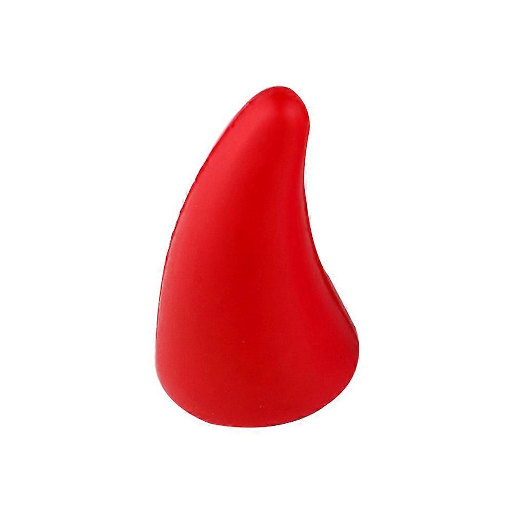 Car Decorations Horn Sticker for Car Protection 2Pcs Red