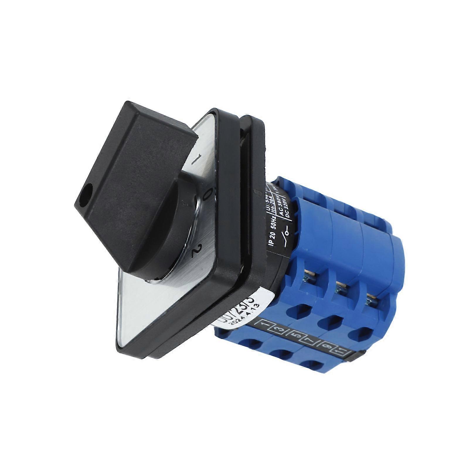 Changeover Switch Rotary Cam Selector Switch Multi Electrical Systems ABS Power Supply Effect Switching 1Pack