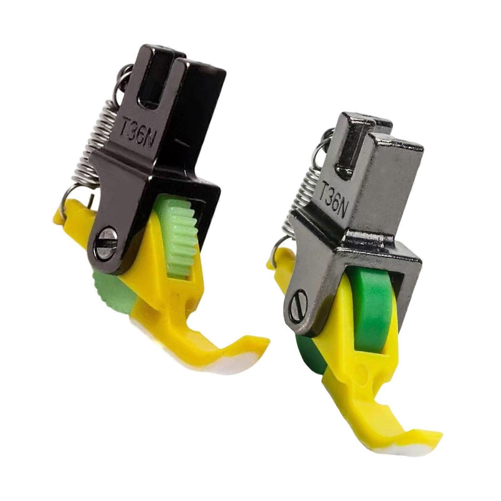 Sewing Machine Presser Foot Extended Base Designs Solid Plastic Builds Efficient Cloth Feeding Performances Multicolor