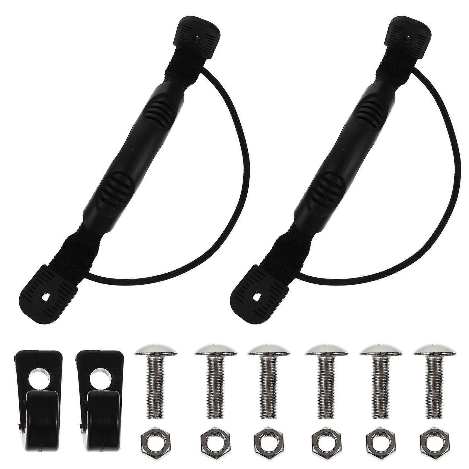 PVC Kayak Pull Handle 1Set for Carrying Black Paddle Park Accessory