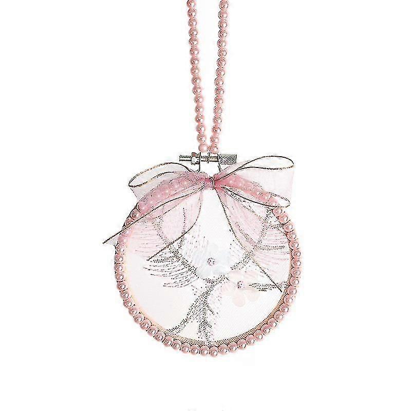 1pcs Bamboo Circle Pearl Car Pendant