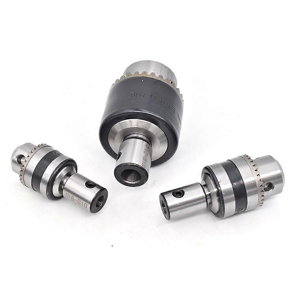 Drill Chuck Set B10 B12 B16 B18 with Arbor Adapter, Wide Capacity Range for Precision Milling