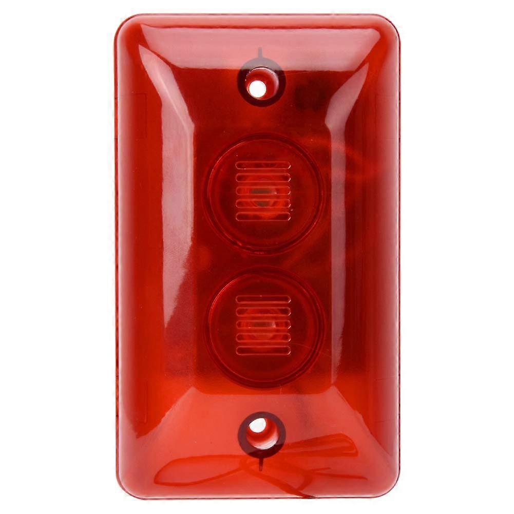 12V Wired Alarm Strobe Siren with Loud Sound and Flashing LED Security Alarm System