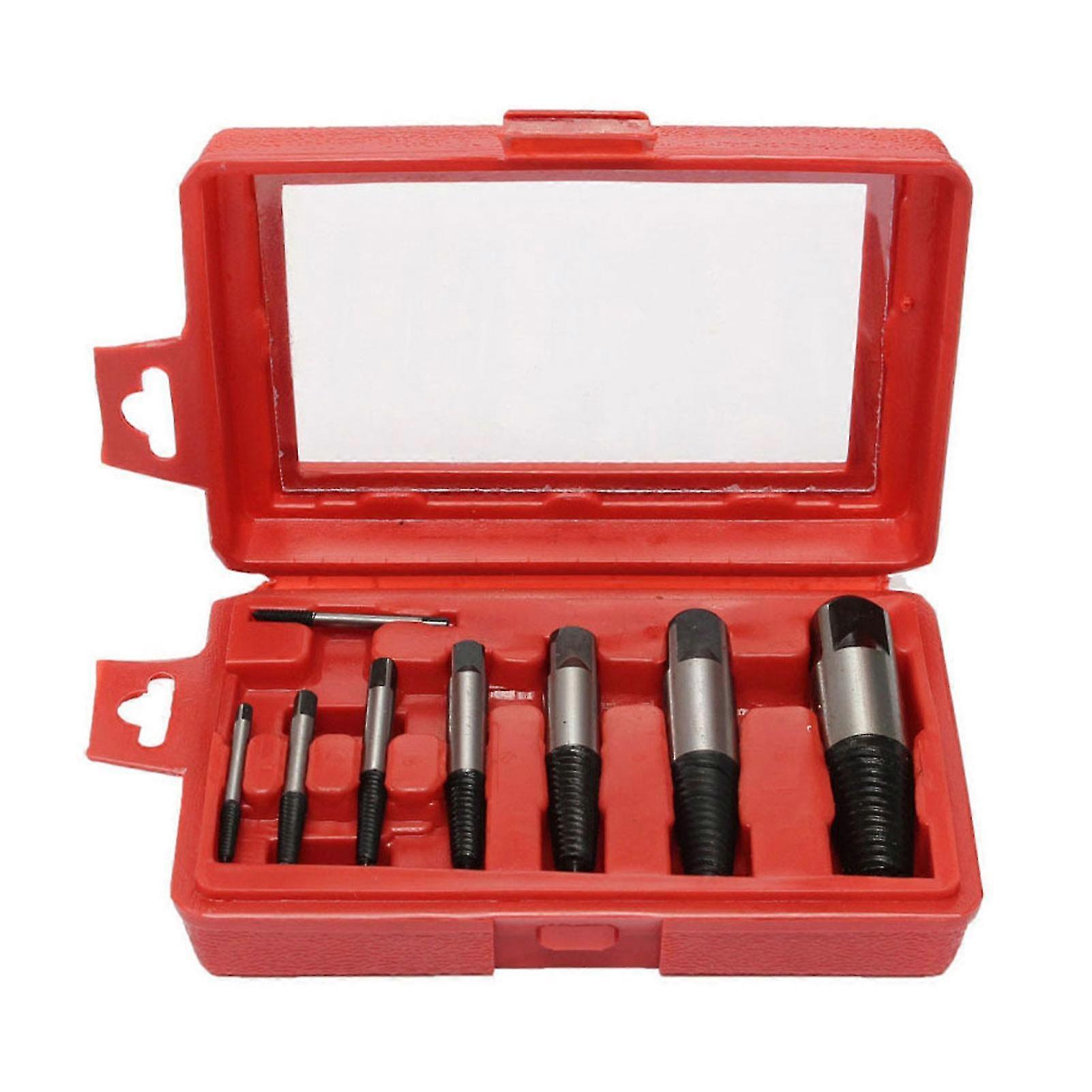 Metal 8pcs Screw Extractor Easy Out Set Drill Bits Screw Extractor Set Durable