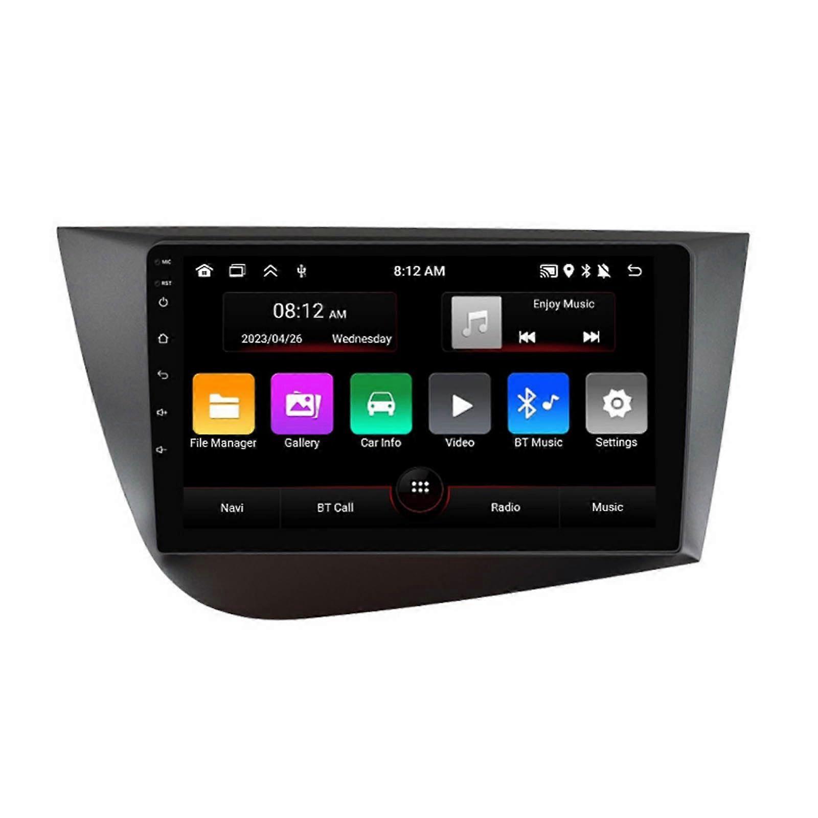 Android Car Stereo with Large Touchscreen GPS Bluetooth for Seat Leon 20052015 with Camera Support