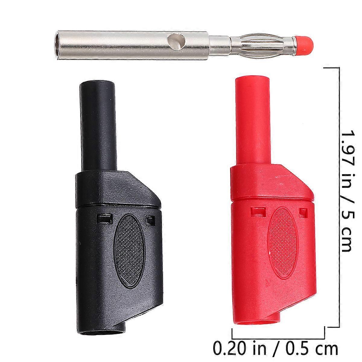 Banana Plug Adapter Socket Speaker Connection Hobbyists Handling 10Pcs