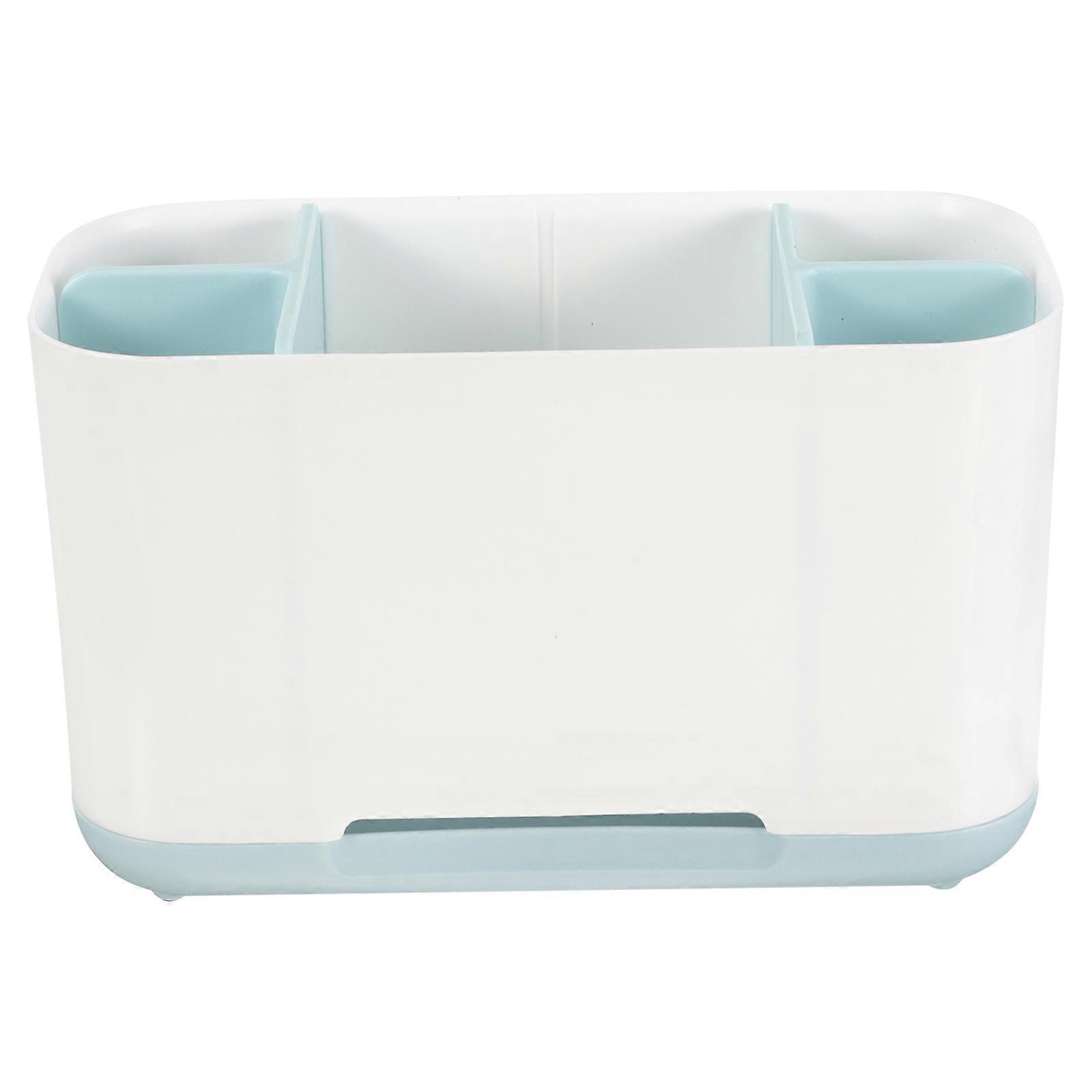 Toothbrush Holders Bathroom Organizer Storage Box for Countertop Use
