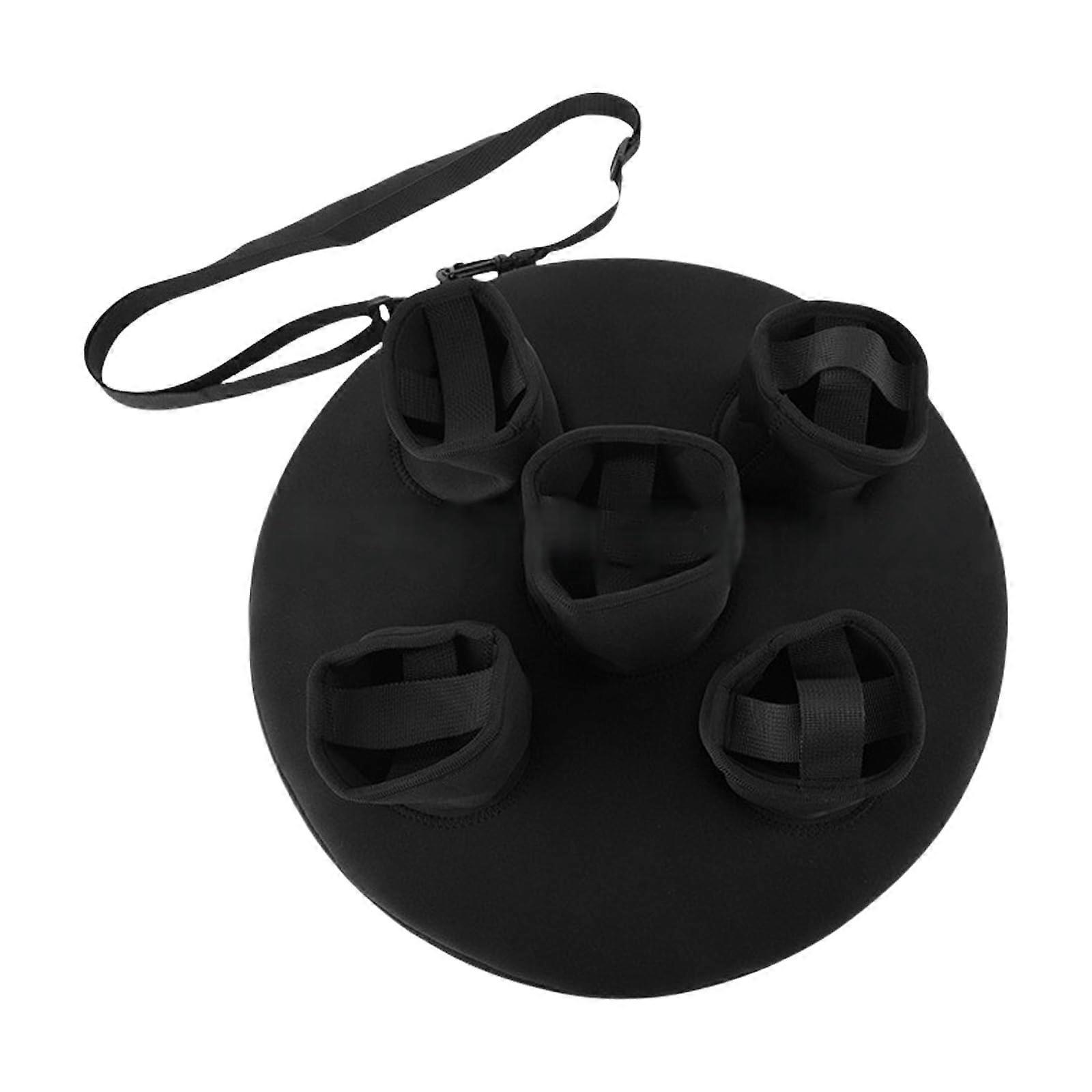 Floating Drink Holder Inflatable MultiCup Tray for Pool Beach and Lake Parties