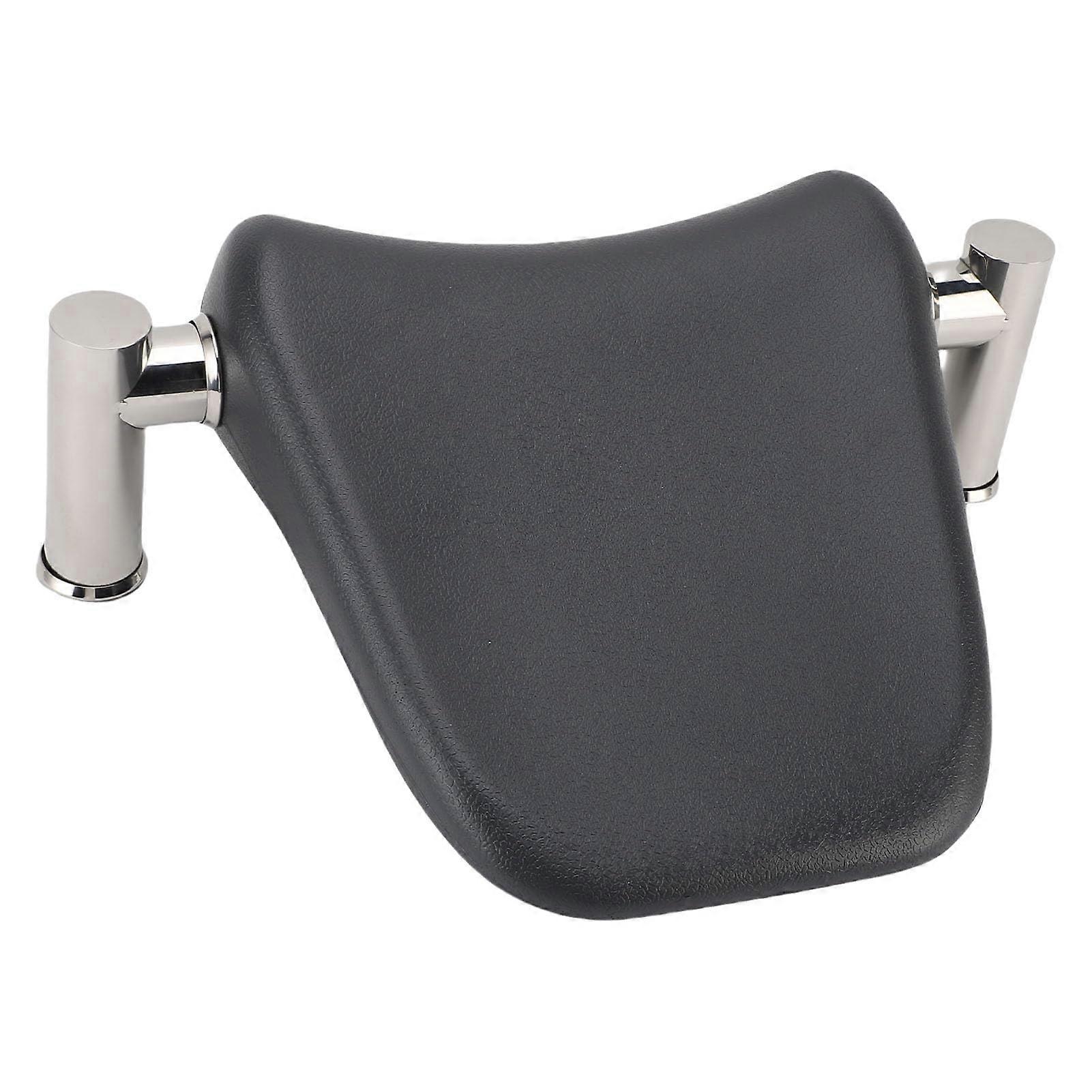 Bath Pillow with Ergonomic Neck Support and PU Surface, Fits Most Bathtubs with Secure Bracket