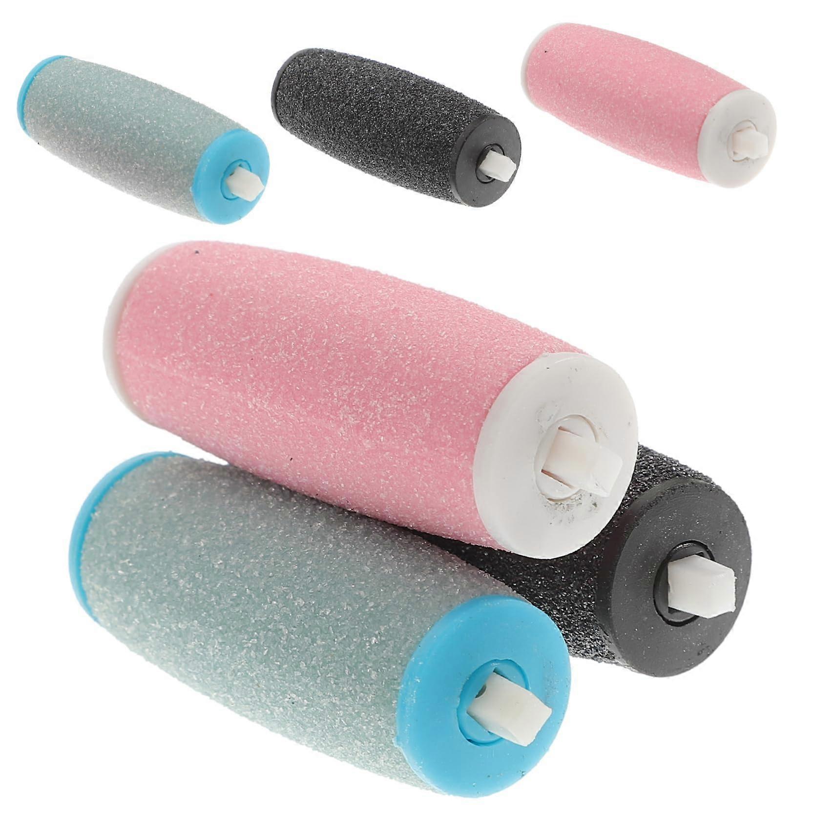 6pcs Foot File Replacement Roller Heads for Electric Foot Grinder Callus Removal