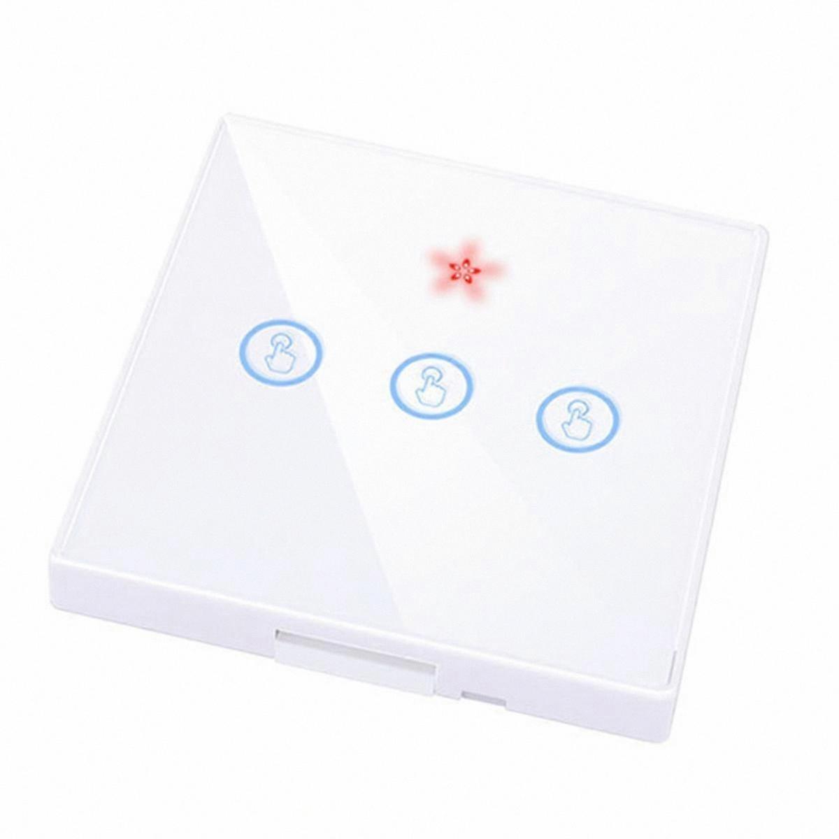 Smart Touch Switch for LED Lights with 433MHz Remote Control Wall Panel Receiver Button