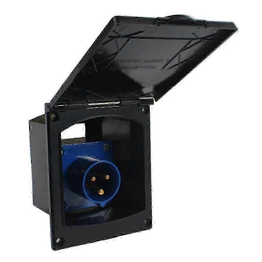 Rv Inlet Socket Flush 16/32a External Flush Inlet Socket For Camper Motorhome