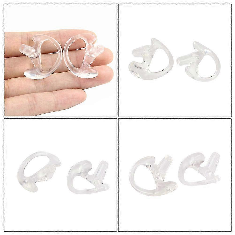Protective Ear Plugs Silicone Earplugs for Interphone Use 4Pairs