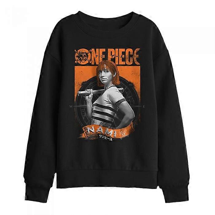One Piece Childrens/Kids Nami Etched Portrait Sweatshirt