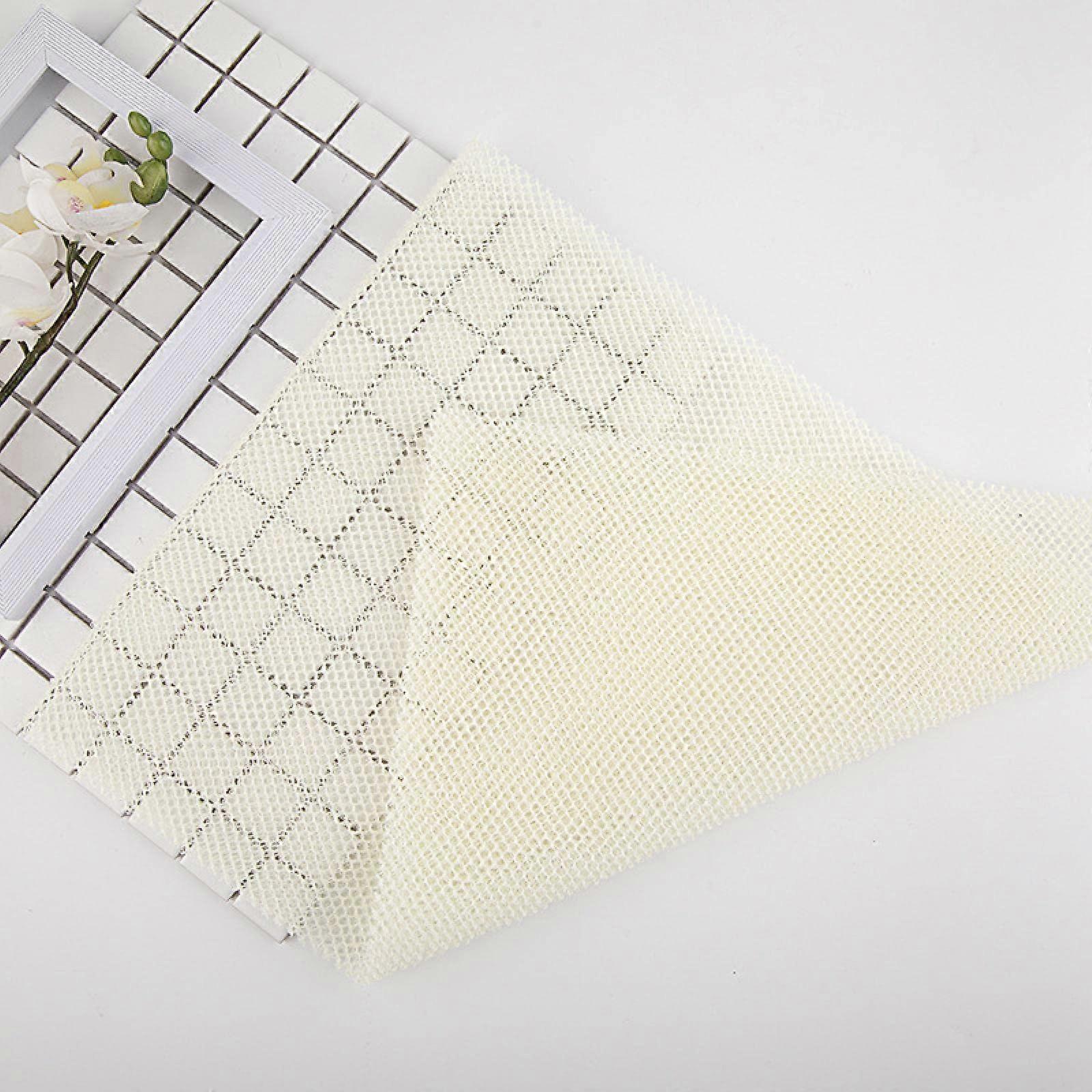 Extra Long Exfoliating Bath Towel with Soap Pocket and Back Scrubber for Shower