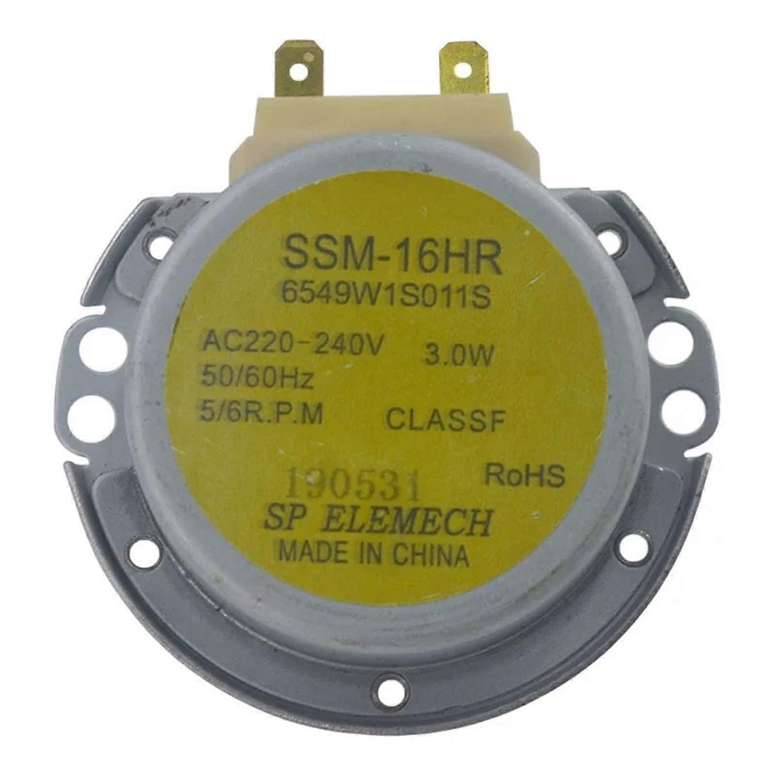 Microwave Turntable Motor Replacement 220V SSM16HR for LG Smooth Rotation Even Heating