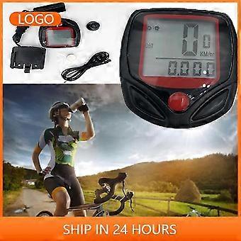 Waterproof Bicycle Bike Cycle Lcd Display Digital Computer Speedometer cycling computer  A-X Edition 0116