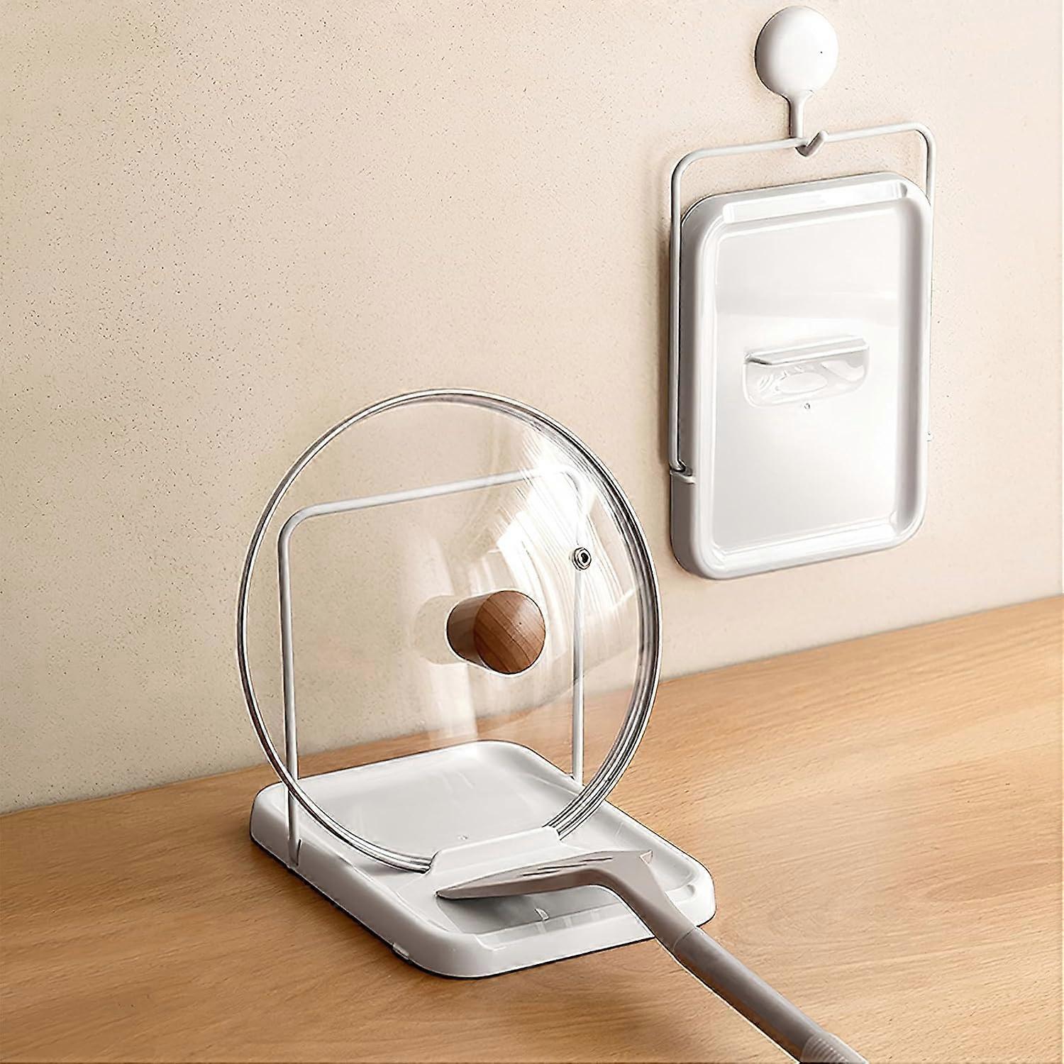 Foldable pot lid rack, cookware storage rack