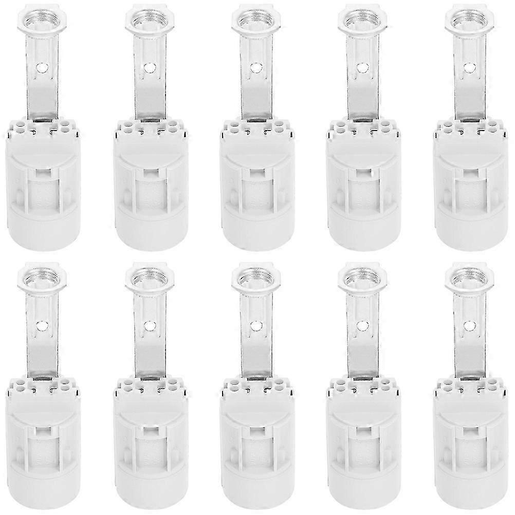 10pcs Candelabra Socket Replacement 60mm Light Socket E14 Screw Light Socket